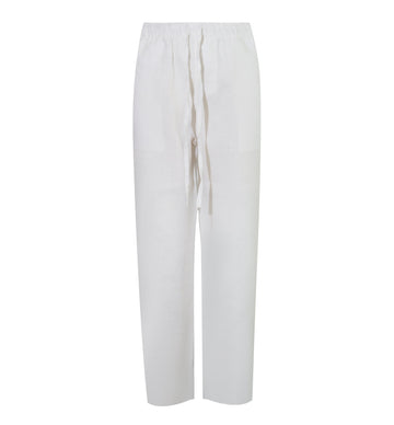 Pantalón 100% Lino - Blanco